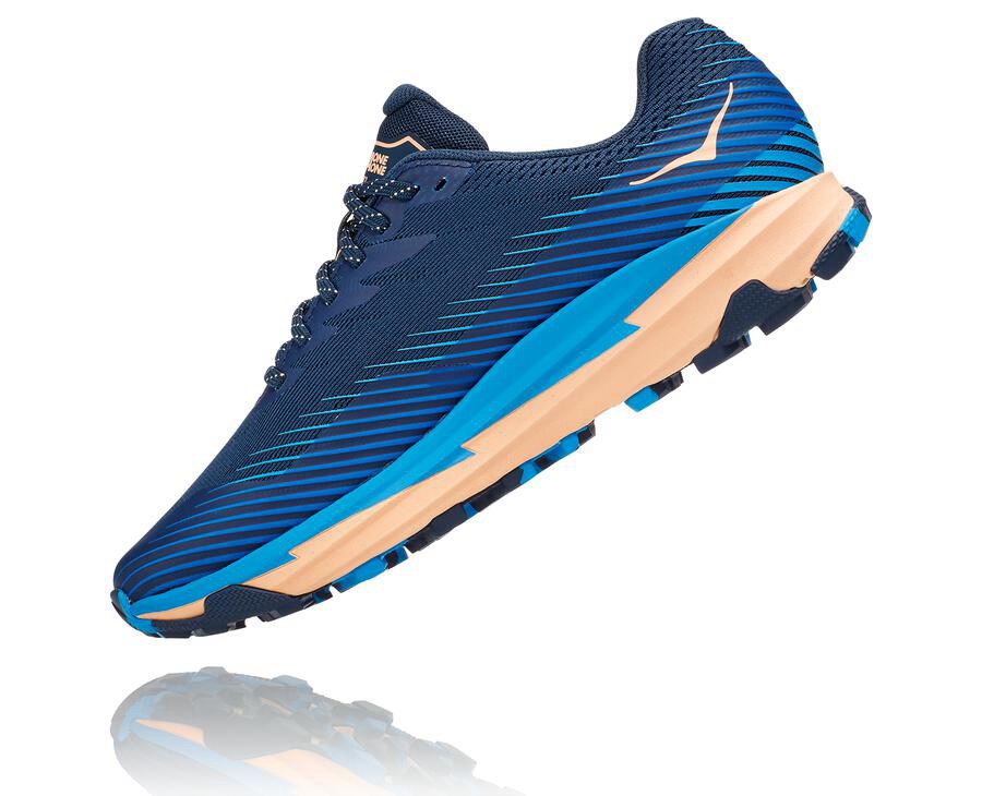 Hoka Australia One One Torrent 2 - Womens Trail Shoes Blue - WISQP-1832